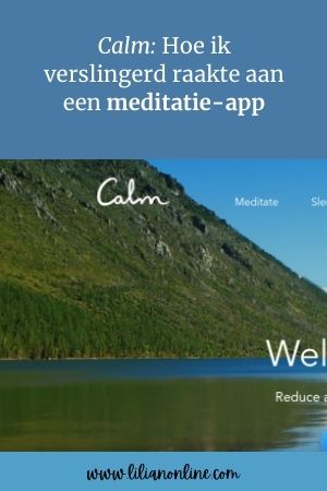 meditatie app calm